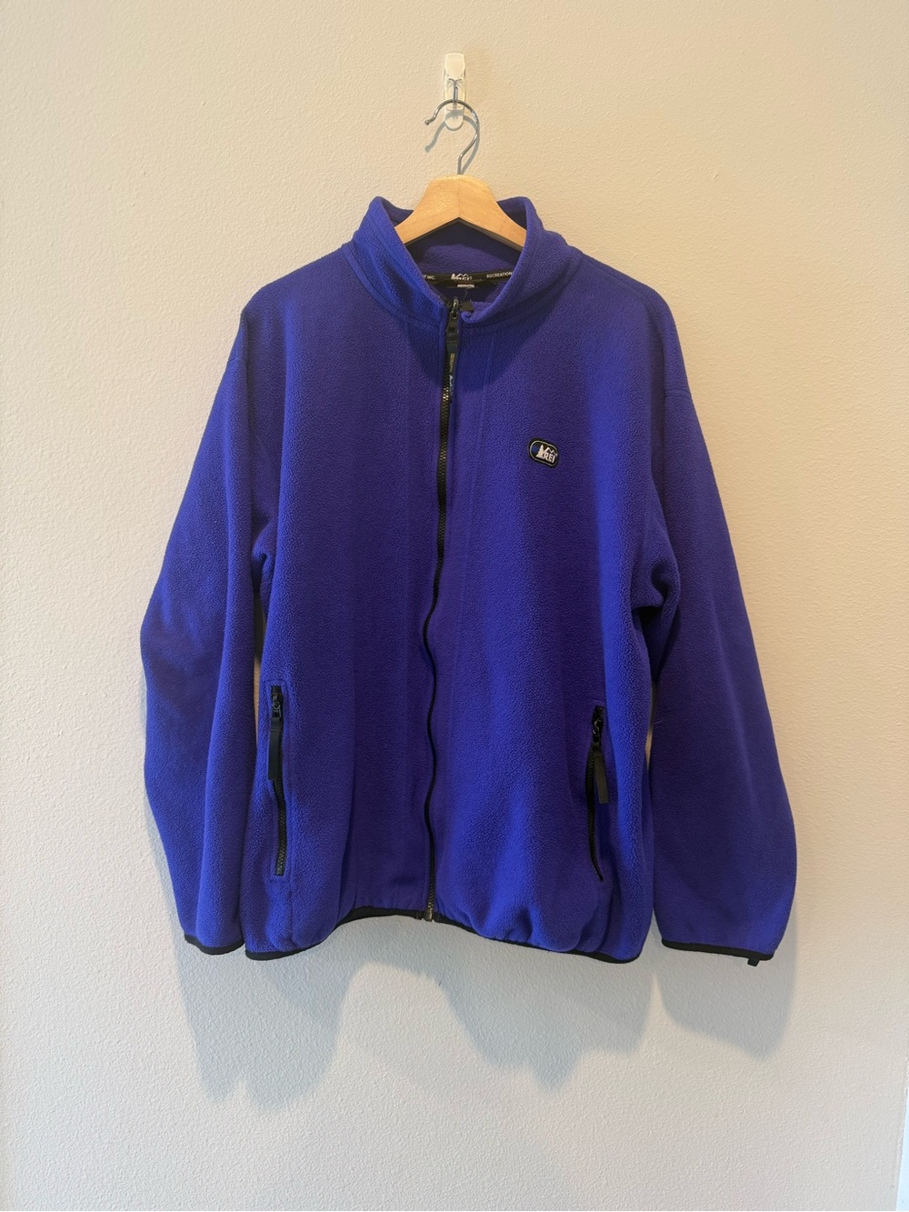 Vintage Y2K REI Purple Polartec Fleece Jacket – Oversized Gorpcore XL zip up